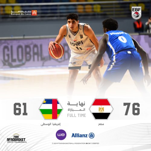 L’Egypte s’impose lors de son premier match des éliminatoires de l’Afrobasket 2025