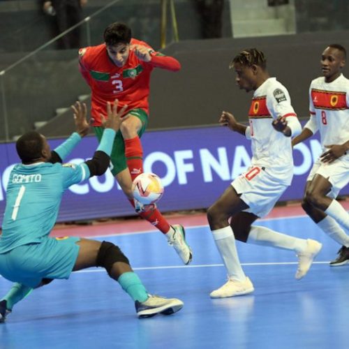 L’Angola s’incline face au Maroc lors de la CAN 2024 de futsal