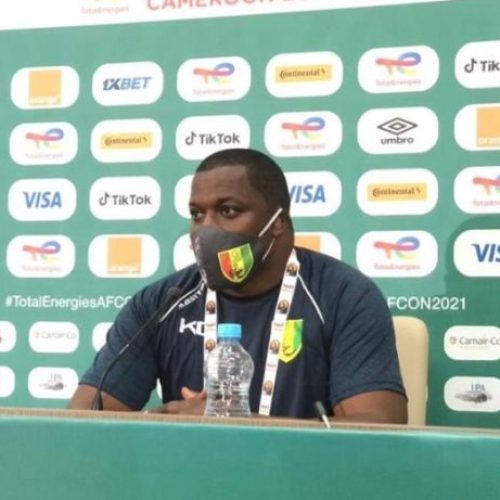 La Guinée célèbre ses joueurs de football après leur parcours en quarts de finale de la CAN 2023