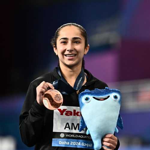 Maha Eissa décroche une médaille de bronze au plongeon aux Mondiaux de natation à Doha