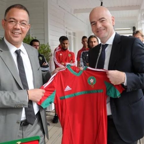 Le Président de la FIFA soutient le Maroc dans la finale de la CAN Fustal