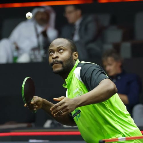 Quadri Aruna falls short in quarter-finals at WTT Finals in Doha