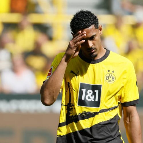 Sébastien Haller blessé lors du match contre Borussia Mönchengladbach