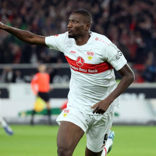 Sehrou Guirassy marque un doublé lors de la victoire de Stuttgart sur Wolfsburg