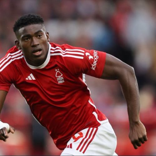 L’attaquant de Nottingham Forest Taiwo Awoniyi manquera les prochains matchs en raison d’une blessure