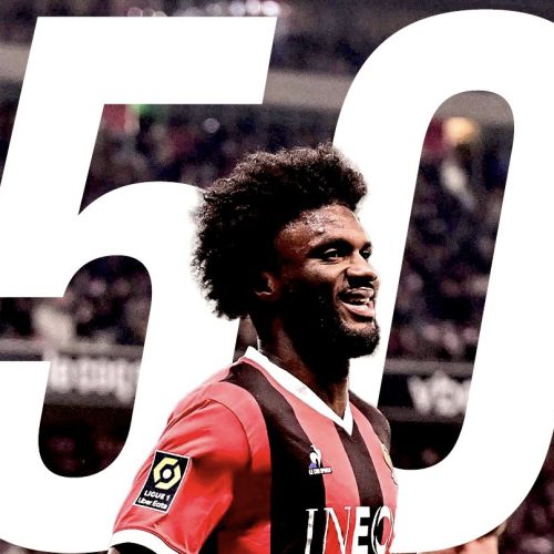 Terem Moffi marque son 50e but en Ligue 1 avec l’OGC Nice